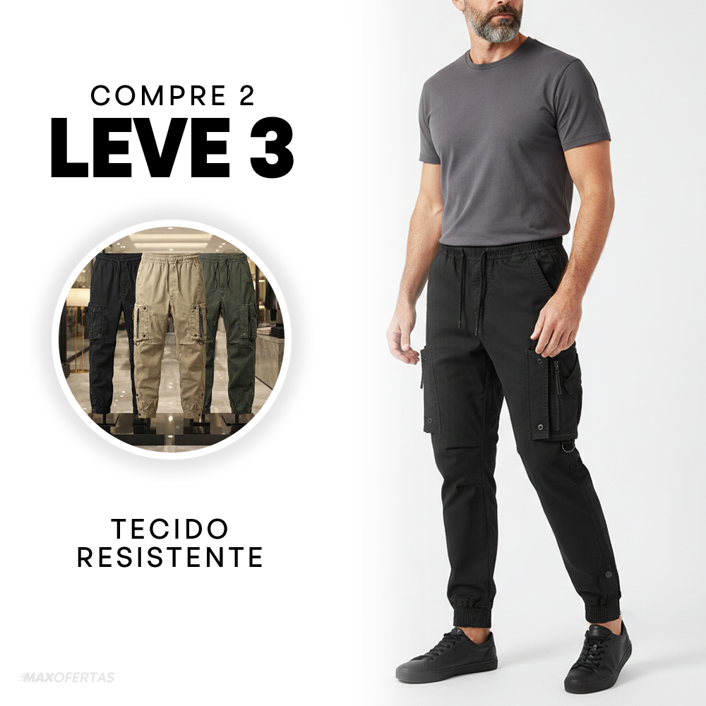[Pague 2 e Leve 3] Calça Masculina Soldier Resistentes
